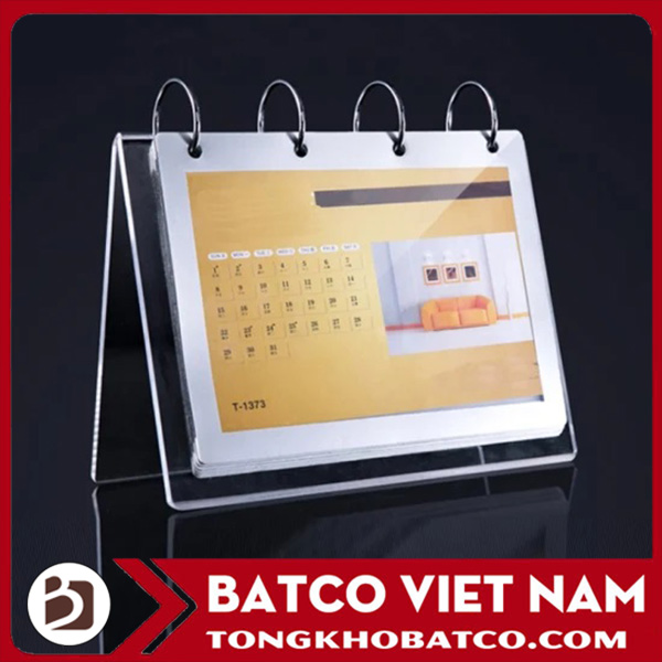 V-Shaped acrylic calender stands