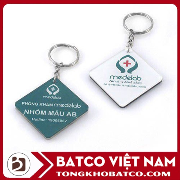 Móc khóa in logo công ty
