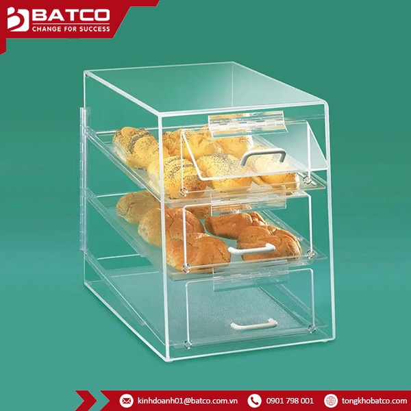 ACRYLIC BAKERY DISPLAY CASES
