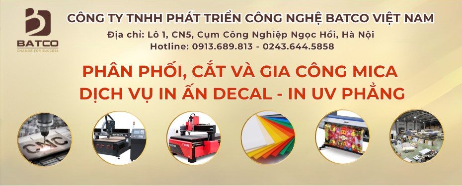 Banner dịch vụ in ấn decal Batco